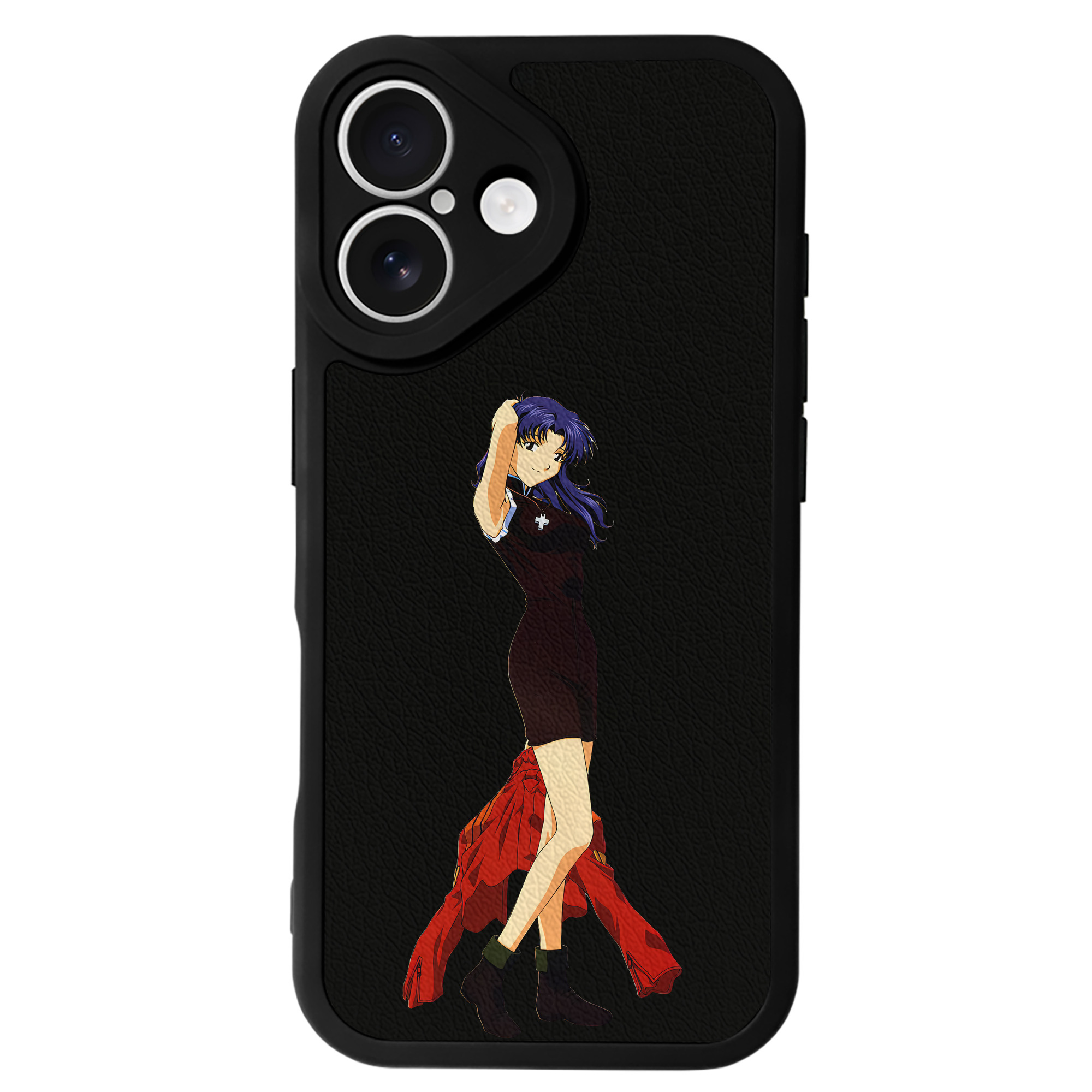 （画像用） EVA 新世紀エヴァンゲリオン 【iPhone 16シリーズ対応】シリコンスマホケース（レザー調） 材質：シリコン